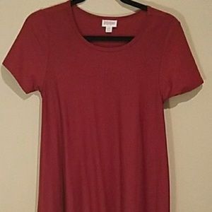 Lularoe Elegant Silver Glimmer Dipped Carly Small